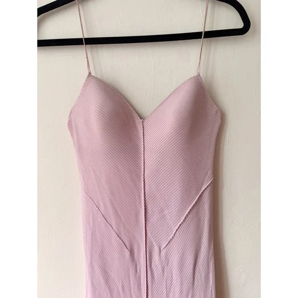 La Perla Vintage Light Pink Dress Marvel Made In Italy Size 42 - Picture 3 of 8